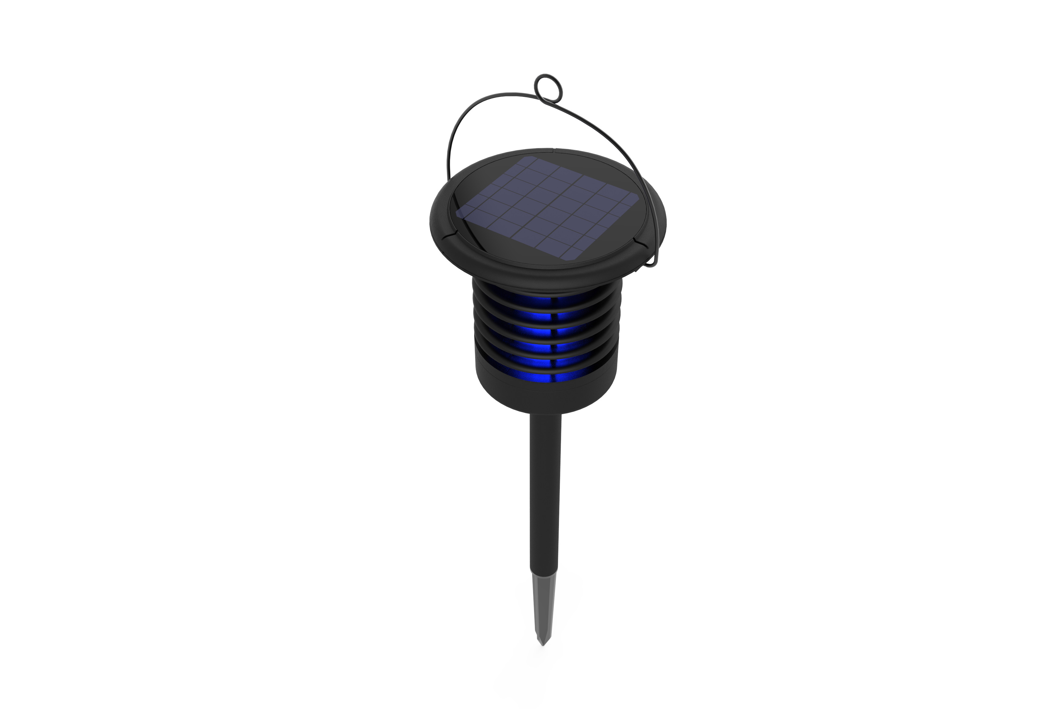 Buy cheap 1.5W LED Lamp Solar Powered Fly Zapper Bug Lights Outdoor FCC from wholesalers