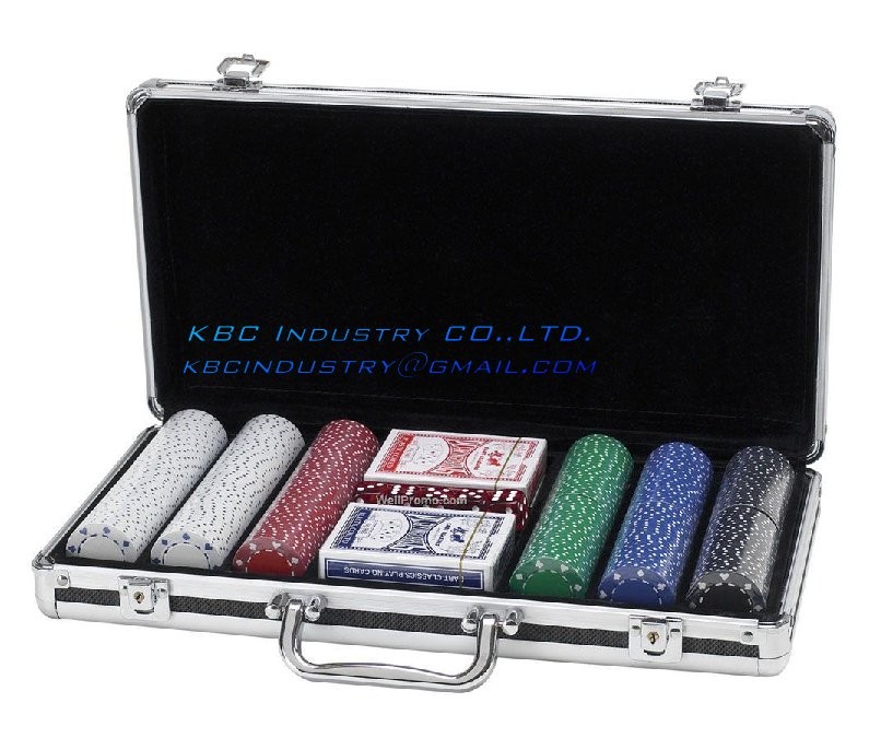 Buy cheap POKER CHIP SET-CHIPS, 2 DECKS OF CARDS, AND DEALER/BLIND CHIPS-STURDY CASE!! from wholesalers