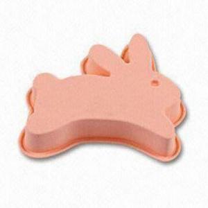 Buy cheap Non-stick Cake Mold in Rabbit Design, Made of 100% Food Grade Silicone, Pinky product