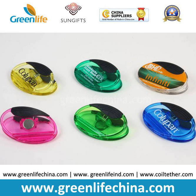 Buy cheap Plastic Magnet Clip Transparent Colors Oval Shape Office Stationery product