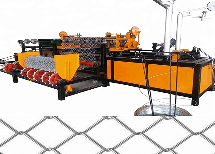 Buy cheap Double Wire Chain Link Fence Making Machine With Advanced Technology Low Noise from wholesalers