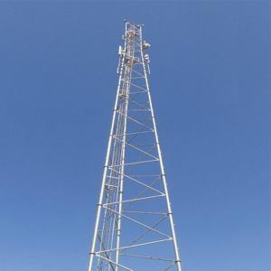 Buy cheap Galvanized Telecommunication Tubular Steel Tower Tube Antenna Lattice Steel Tower 4 Legged Customized product