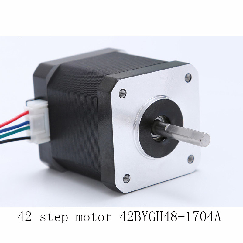 Buy cheap 42BYGH48 Length 48mm 3D Printer Motors Nema 17 1.7A Current from wholesalers
