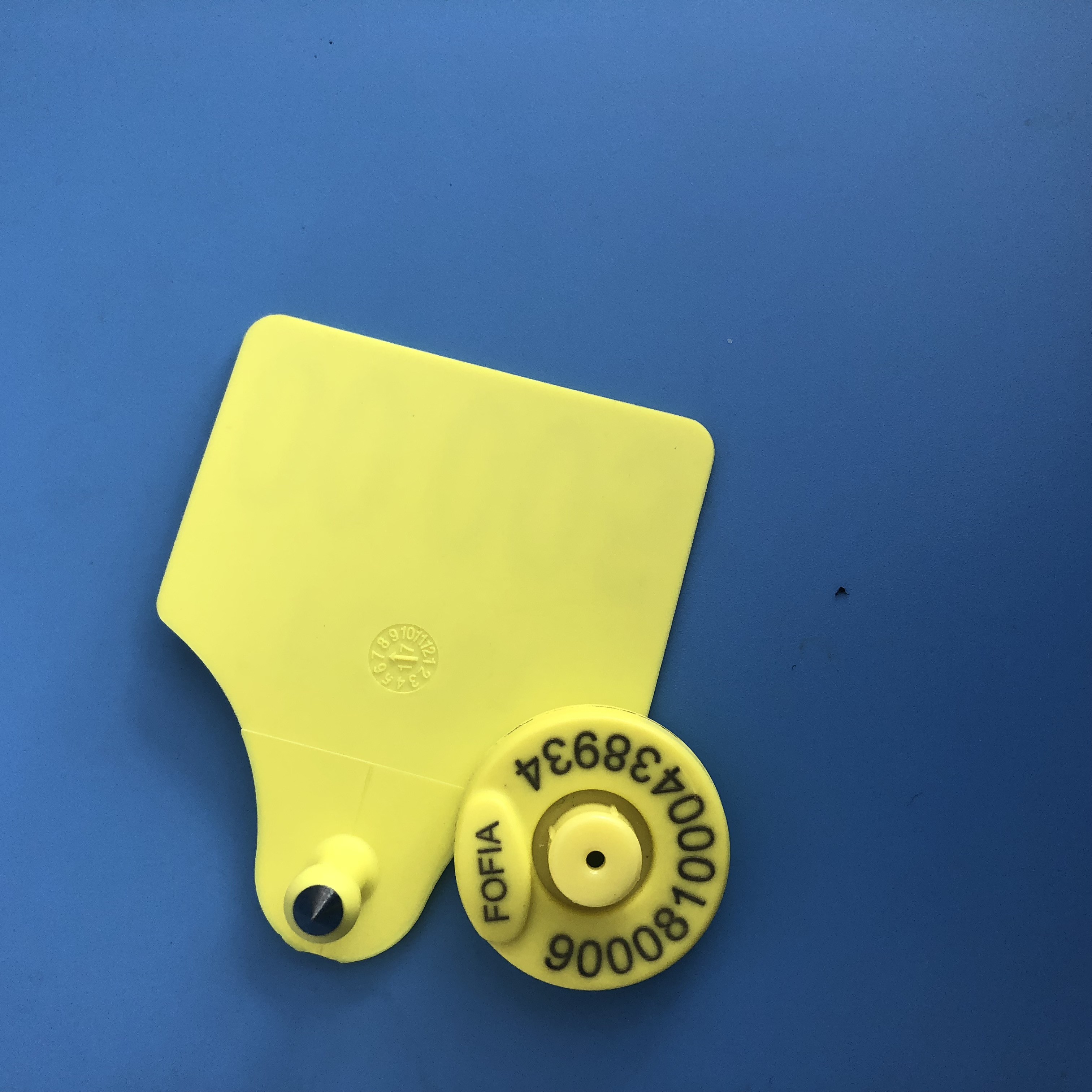 Buy cheap Visual RFID Ear Tag With Different Colors , Imported Materials With High Tension product
