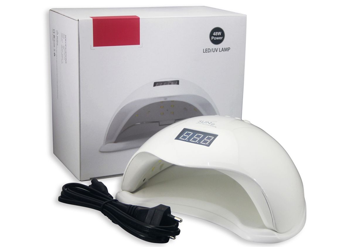 Buy cheap Rechargeable Nail Polish Dryer , Fast Drying Uv Led Nail Lamp With LCD Display product