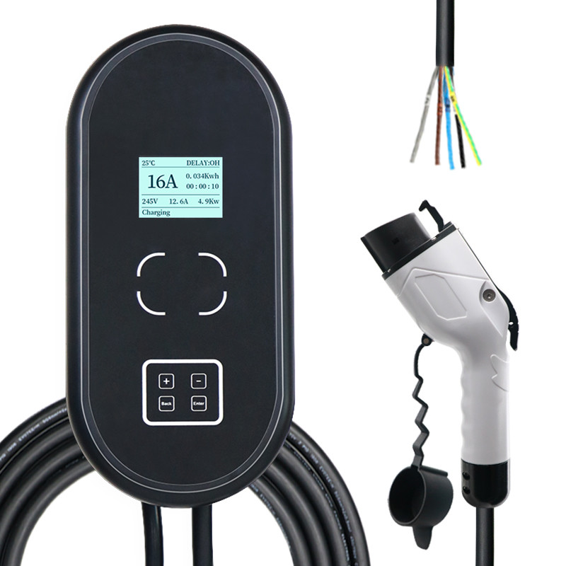 Buy cheap 3.5kW 16A Portable EV Charger Cable EVSE Type 2 J1772 Cable 240V from wholesalers