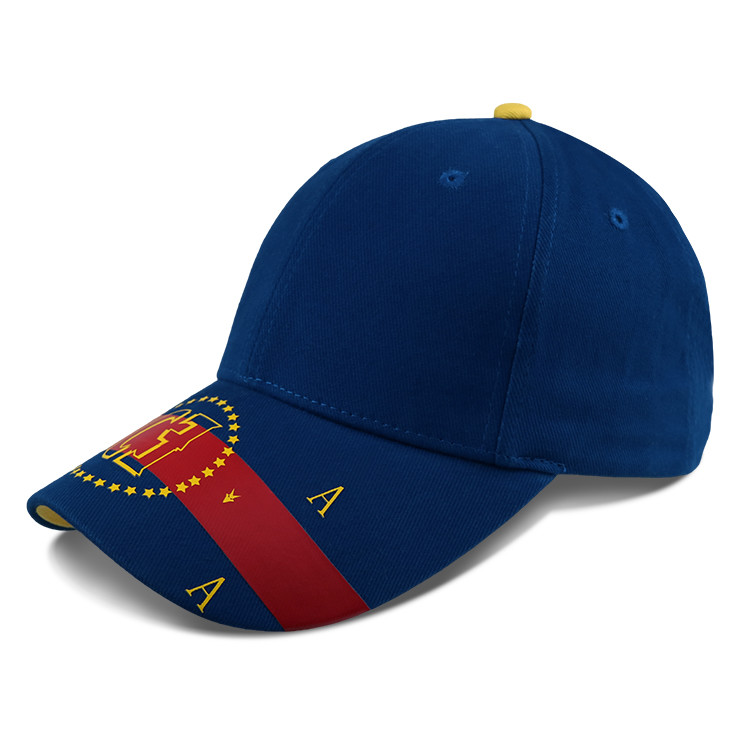 Buy cheap Blue Embroidered 5 Panel Baseball Cap With Metal Buckle product