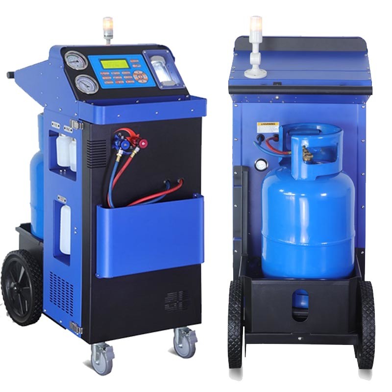 Buy cheap R134a Recovery Recycling Recharge AC Flush Machine With LCD Monitor product