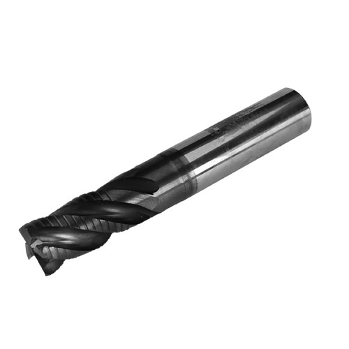 Buy cheap Cross Edge 4 Flute Solid Carbide End Mill Roughing End Mill For Phone Holder product