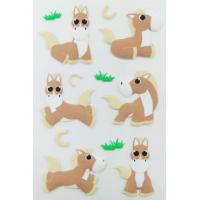Buy cheap Personalized Farm Animal Stickers , Promo Horse Shape Small 3d Stickers product