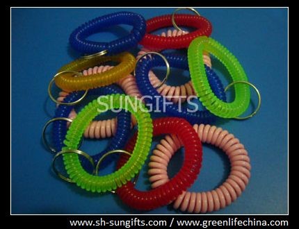 Buy cheap Budget key coils with split ring, soft wrist coil, key holder string product