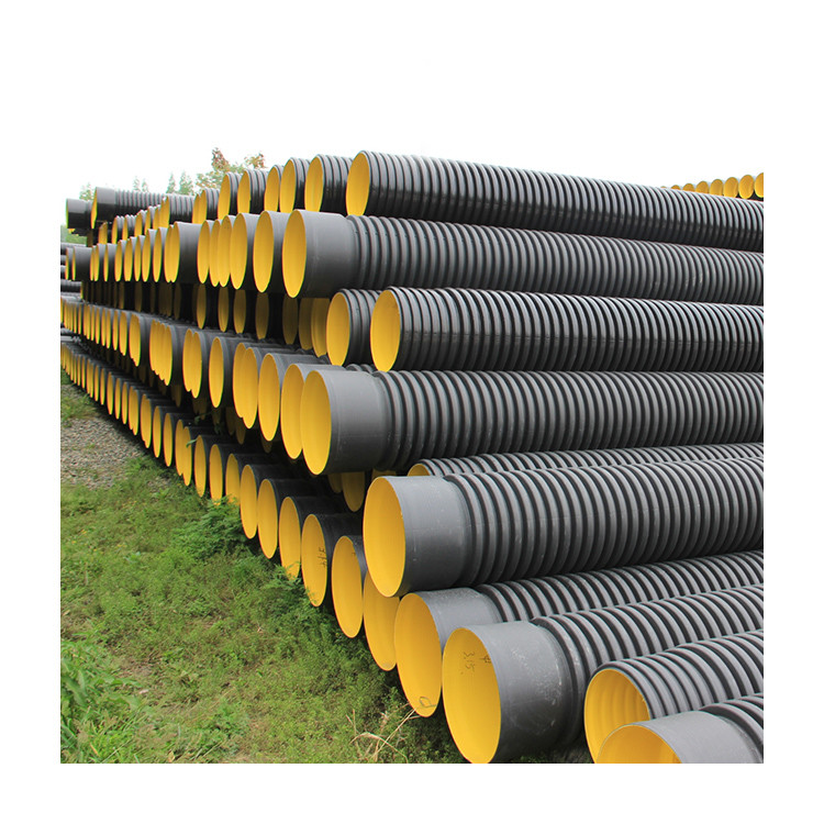 Buy cheap SN12.5 Corrugated Polyethylene Pipe For Municipal Drainage System product