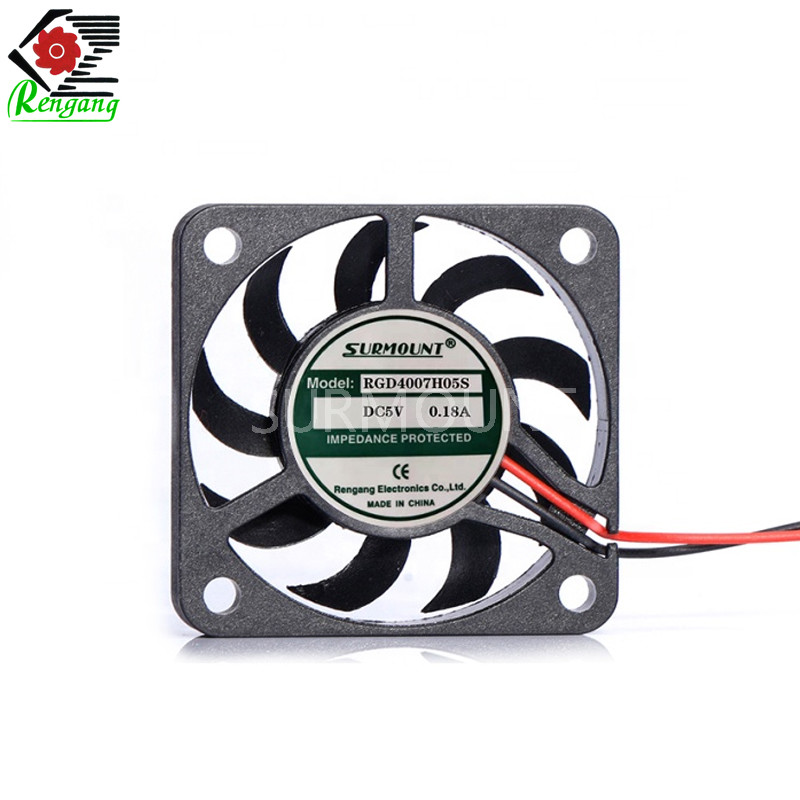 Buy cheap Square Sleeve Bearing DC Axial Cooling Fan , 40mm Case Fan Plastic Blade from wholesalers