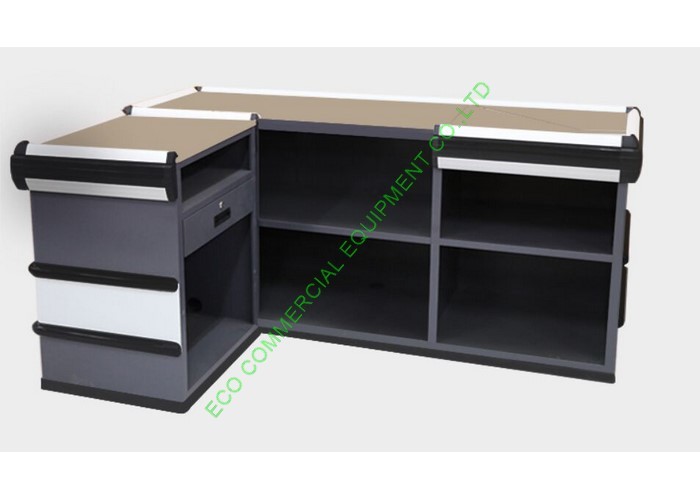 Buy cheap Retail Shop Cash Counter Table Equipment / Supermarket Money Counter For Billing from wholesalers