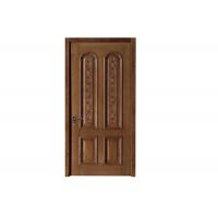 Buy cheap Stopper Closer Interior Wood Doors , Wenge Veneer Solid Oak Internal Doors product