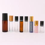 Buy cheap Glass Perfume Roller Ball Bottles Bamboo Or Wooden Lid 5ml 10ml 15ml from wholesalers