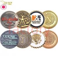 Buy cheap 4 Color Personalized Challenge Coin , Phoenix Custom Metal Coins Gold Copper product