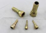 Buy cheap Metric BSP JIC NPT Thread Hydraulic Hose Fittings , Straight High Pressure Pipe Fittings from wholesalers