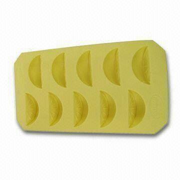 Quality Fruit-shaped Ice Cube Tray, Made of 100% Food Grade Silicone, Nontoxic, Nonstick for sale