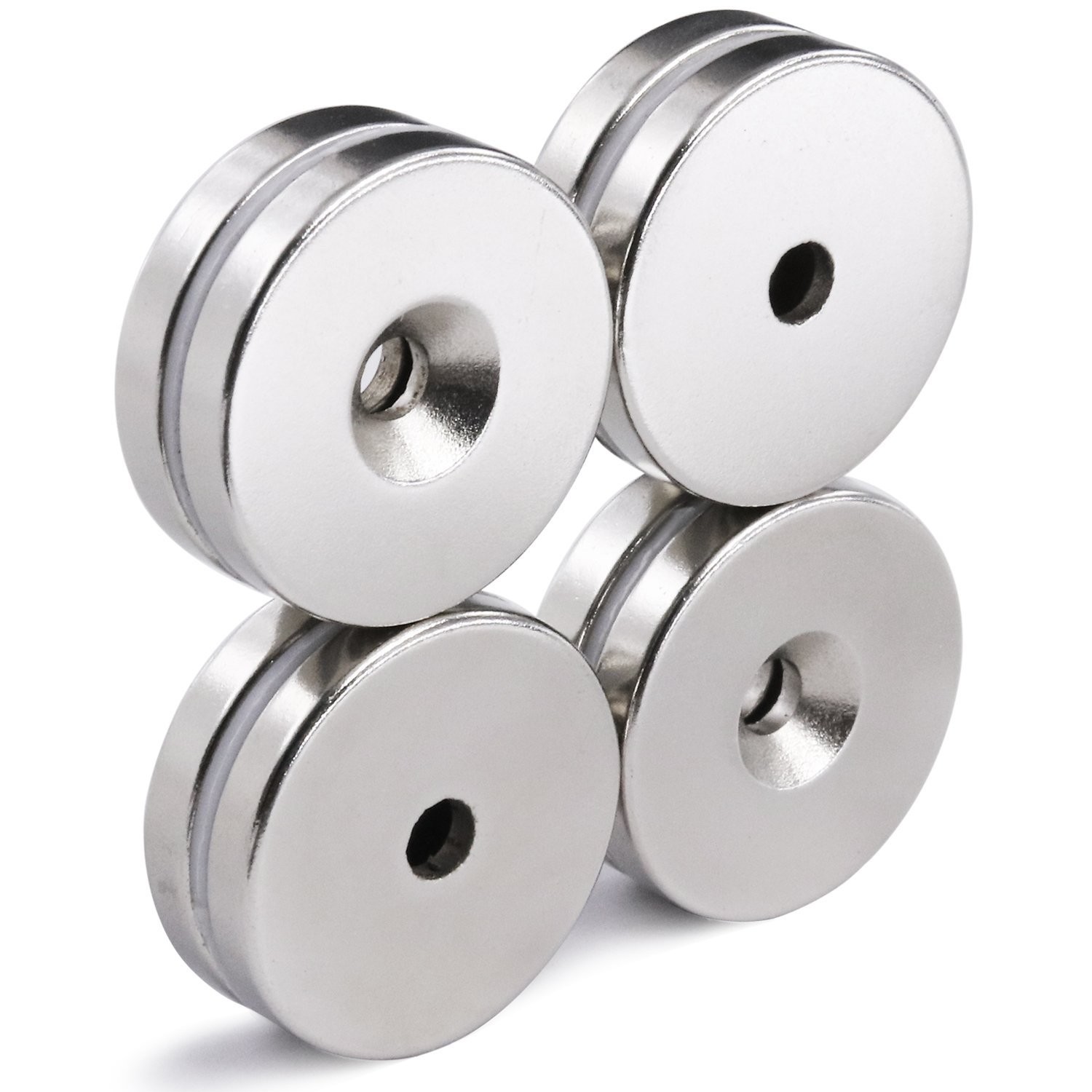 Buy cheap Kellin Neodymium Magnet Disc with Countersunk Pair Magnetized Refrigerator Magnets from wholesalers