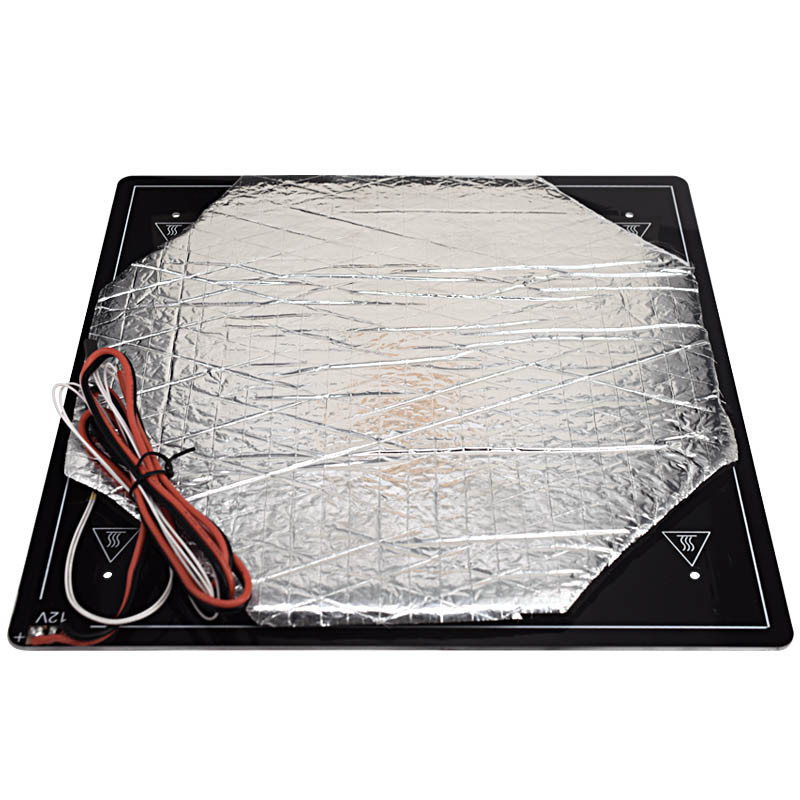 Buy cheap 310mm*310mm*3mm 12V 220W 3D Printer Hot Plate With Welding Line product