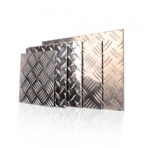 Buy cheap 3003 Bright Aluminium Five Bar Tread Plate Floor Anti Slippery product