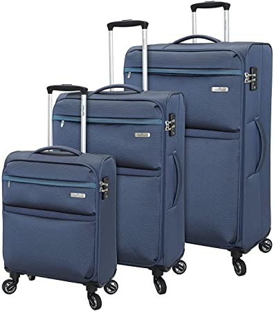 Buy cheap Spinner Goodyear Wheels Soft Travel Luggage Set Built In TSA Lock from wholesalers