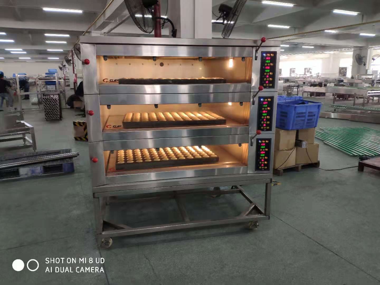Buy cheap 1300kg 400*600mm Tray Bread Baking Electric Rotary Oven product