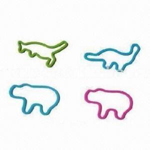 Buy cheap Animal-shaped Silly Elastic Bands, Made of 100% Silicone, Customed Designs and Colors are Available product