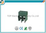 Buy cheap Pitch 5.0mm PCB Screw Terminal Block Connector 2 PIN Green Color from wholesalers
