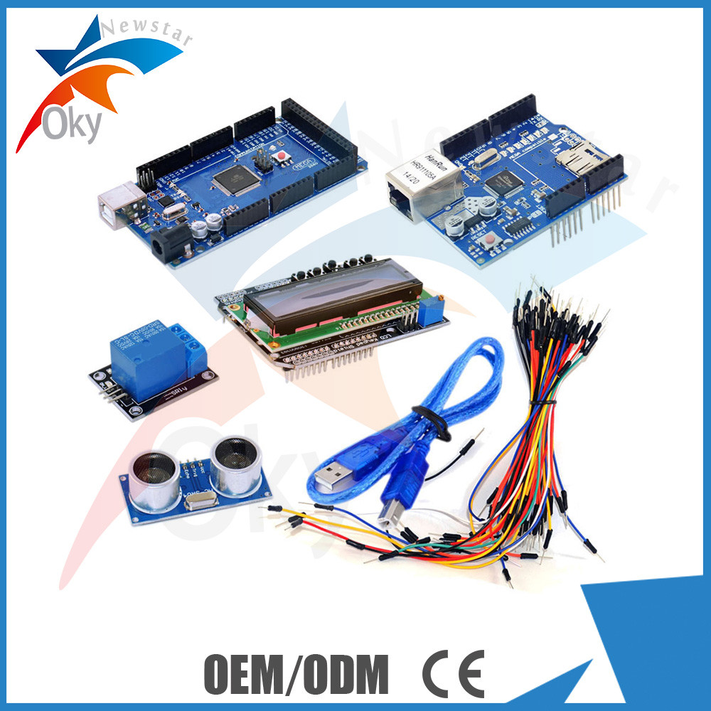 Buy cheap Oem Box Package Arduino Starter Kit Electronic Components Ethernet W5100 Mega 2560 R3 from wholesalers