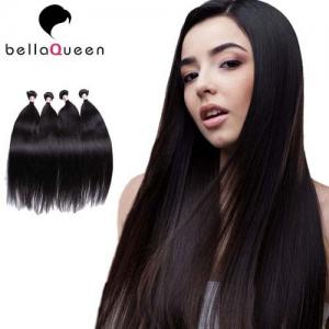 Buy cheap 10 inch - 30 inch Girl use Burmese Remy Hair Natural Black Straight Without Chemical product