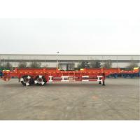 Buy cheap CIMC Truck Dual Axle Flatbed Trailer ABS System Axle For Port Yard product