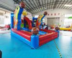 Buy cheap Shooting Games Basket Ball Toss Races Inflatable Basketball Goals from wholesalers