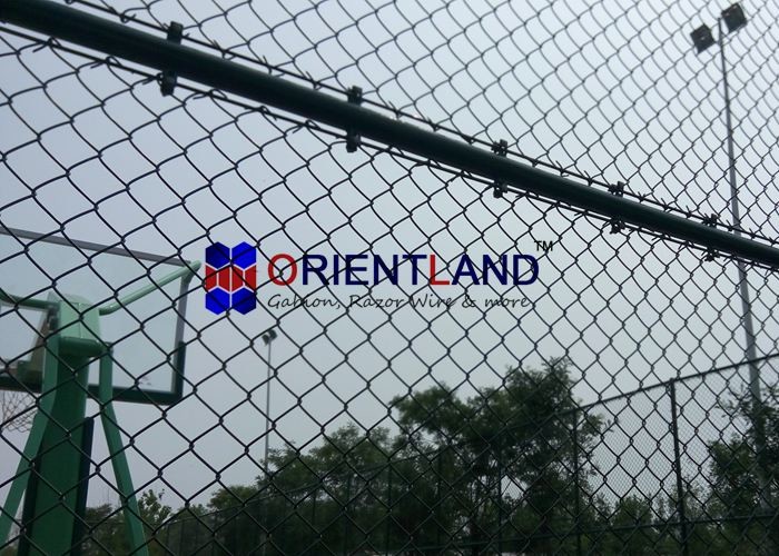 Buy cheap Oil And Gas Station Chain Link Fencing Wire , Anti Climb Mesh Fencing Round Post from wholesalers