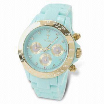 Buy cheap Quartz Watch with Japanese Movement, Plastic Case, ABS Watch Band, Customized Designs Welcomed product