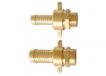 Buy cheap Three Piece Brass Hose Fittings , Brass Hose Connector Easy Connection from wholesalers