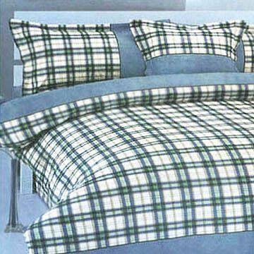 Buy cheap Bedding Set, Made of Yarn Dyed 100% Cotton, Suede, Quilt Cover and Pillow Cases Includes from wholesalers