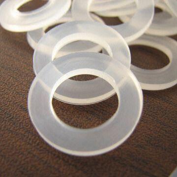 Buy cheap Gasket, Made of 100% Virgin Silicone, Available in Various Colors, with 26N/mm tear Strength product