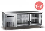 Buy cheap Refrigerated Work Table For Kitchen 660L Commercial Refrigerator Freezer R134a Fan Cooling from wholesalers