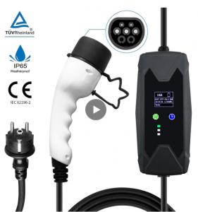 Buy cheap Ethemet Communication 32A Pole Mounted Ev Charger Portable Evse Level 2 IP55 product
