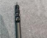 Buy cheap 3K twill carbon fiber extension adjustable rod with Anodized Aluminum twist clamp lock telescopic pole from wholesalers