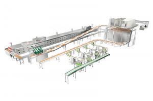 Buy cheap Suction Depanner Step Proofer Fully Automatic Bread Production Line product