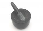 Buy cheap Healthy Custom Mortar And Pestle 100% Natural Solid Granite Food Safe from wholesalers