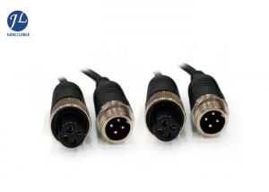 Buy cheap 6.5M Security Camera Rear View Camera Cable Waterproof 4 Pin Aviation To Rca product