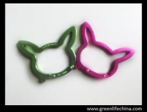 Buy cheap Promotional custom metal aluminum animal shaped carabiner green pink red color cheap price product