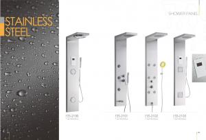 Buy cheap Star Rated Hotels Commercial Stainless Steel Shower Panels , Corner Shower Panel product