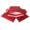 Red Kraft Rigid Cardboard Envelopes Corrugated Padded 100% Recyclable Hot Melt for sale