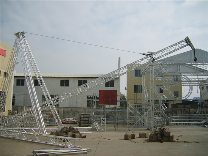 Buy cheap A Speaker Stand 400x400 mm T show Aluminium Trusses Loading 500kg 12m from wholesalers