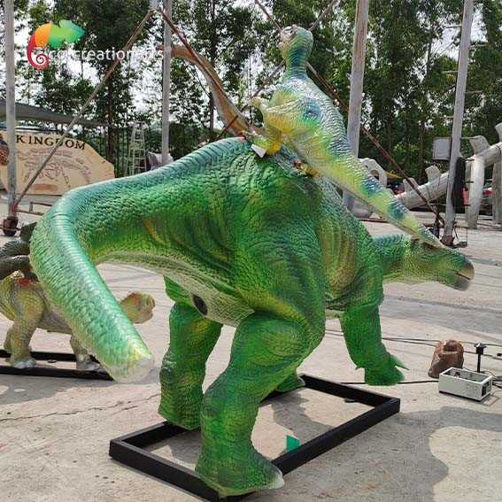Buy cheap Realistic Life Size Animatronic Dinosaurs  Iguanodon Model Weather Resistance product